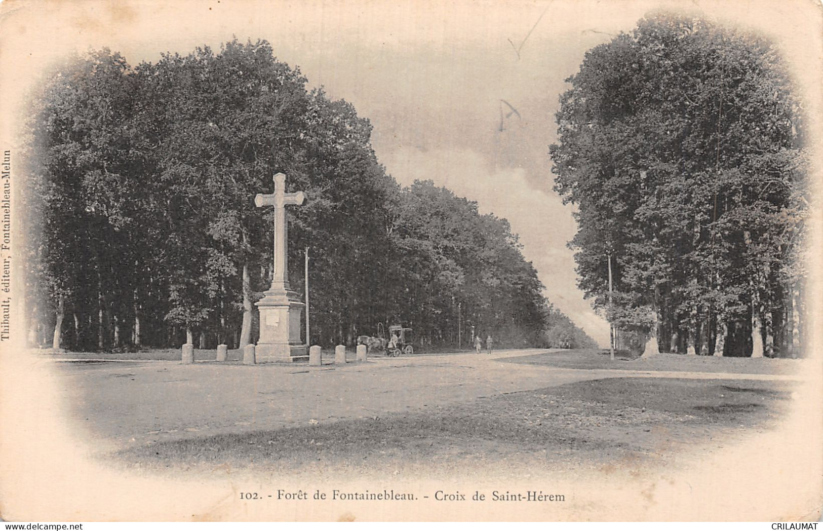 77-FONTAINEBLEAU LA FORET CROIX DE SAINT HEREM-N°LP5135-E/0151 - Fontainebleau