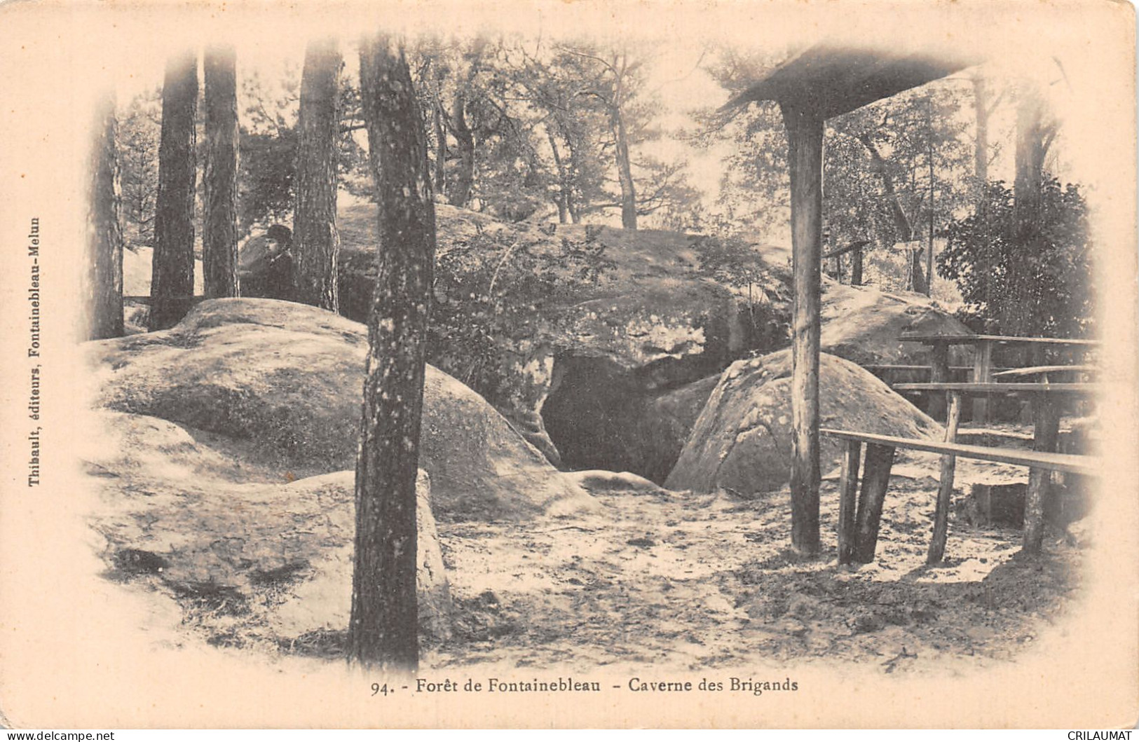 77-FONTAINEBLEAU LA FORET CAVERNE DES BRIGANDS-N°LP5135-E/0147 - Fontainebleau