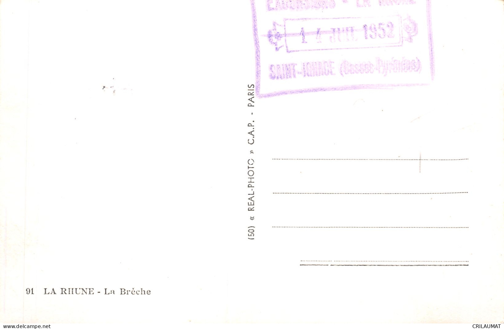 64-LA RHUNE LA BRECHE-N°LP5135-D/0235 - Other & Unclassified