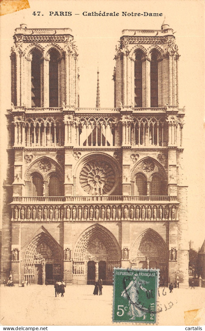 75-PARIS NOTRE DAME-N°4190-C/0387 - Notre Dame De Paris