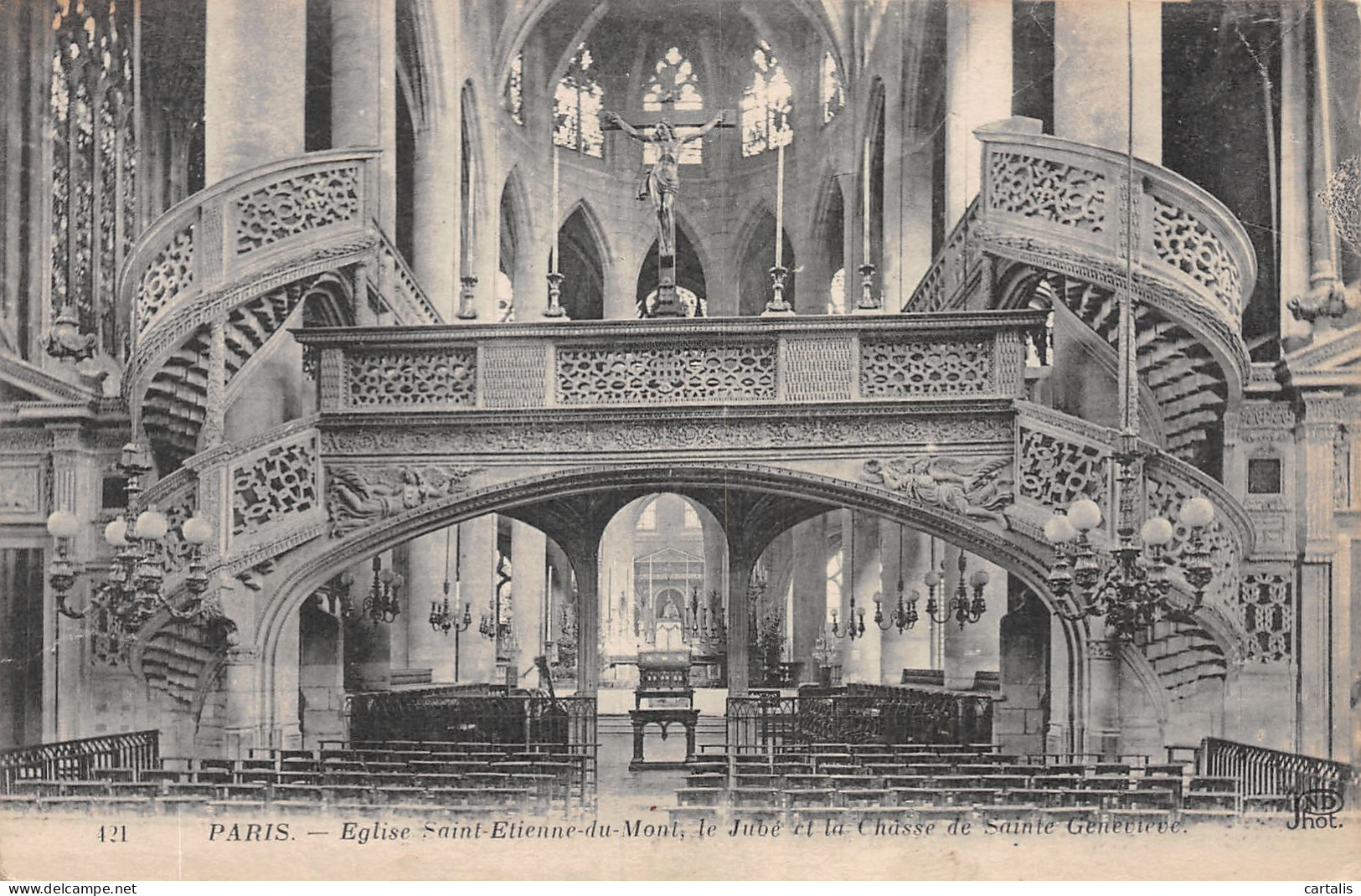 75-PARIS EGLISE SAINT ETIENNE DU MONT-N°4190-C/0389 - Kirchen