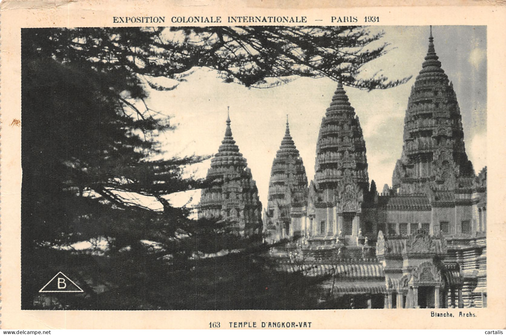 75-PARIS EXPO COLONIALE INTERNATIONALE ANGKOR VAT-N°4190-C/0343 - Tentoonstellingen