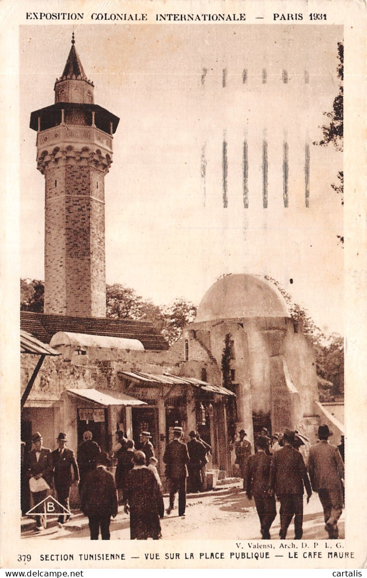75-PARIS EXPO COLONIALE INTERNATIONALE SECTION TUNISIENNE-N°4190-C/0211 - Expositions