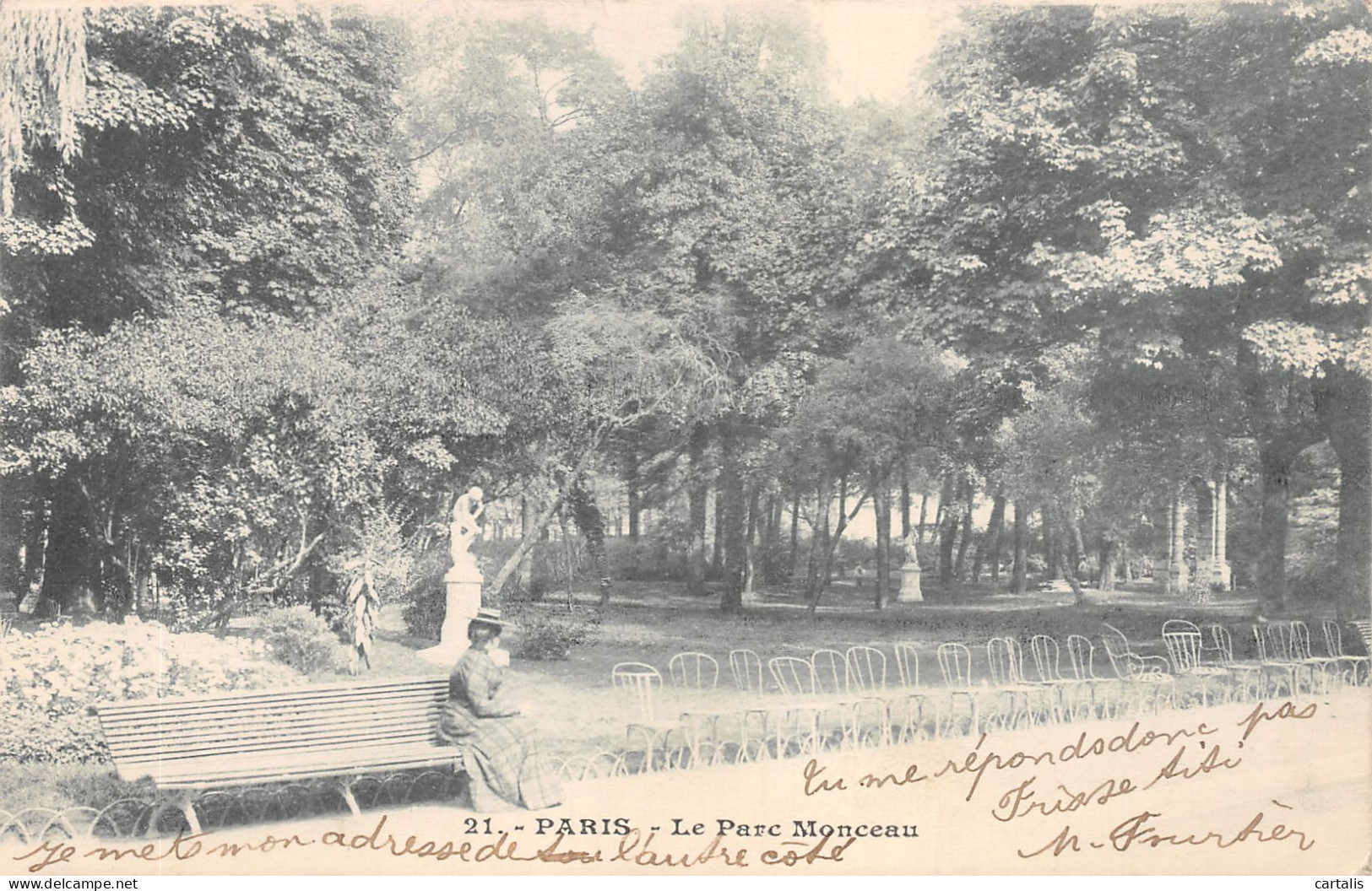 75-PARIS PARC MONCEAU-N°4190-C/0105 - Parken, Tuinen