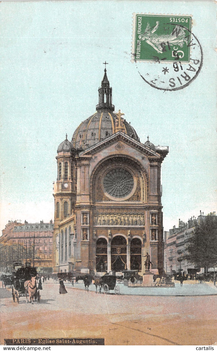 75-PARIS EGLISE SAINT AUGUSTIN-N°4190-B/0385 - Churches