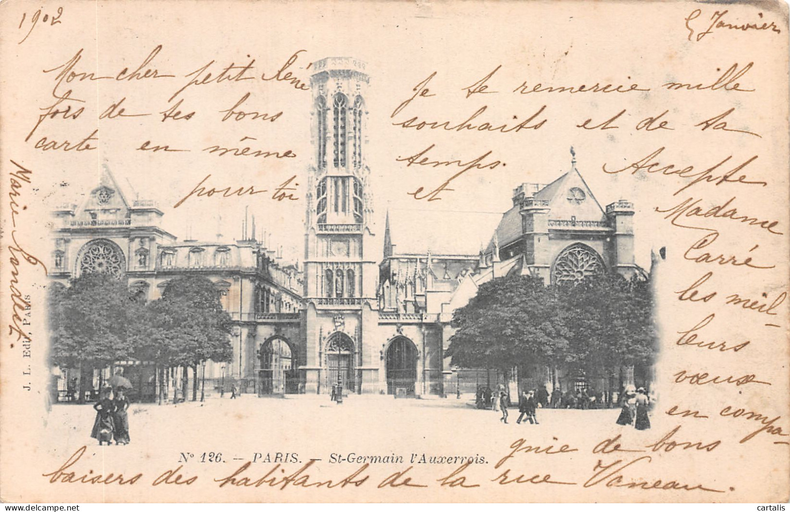 75-PARIS EGLISE SAINT GERMAIN L AUXERROIS-N°4190-B/0341 - Kerken