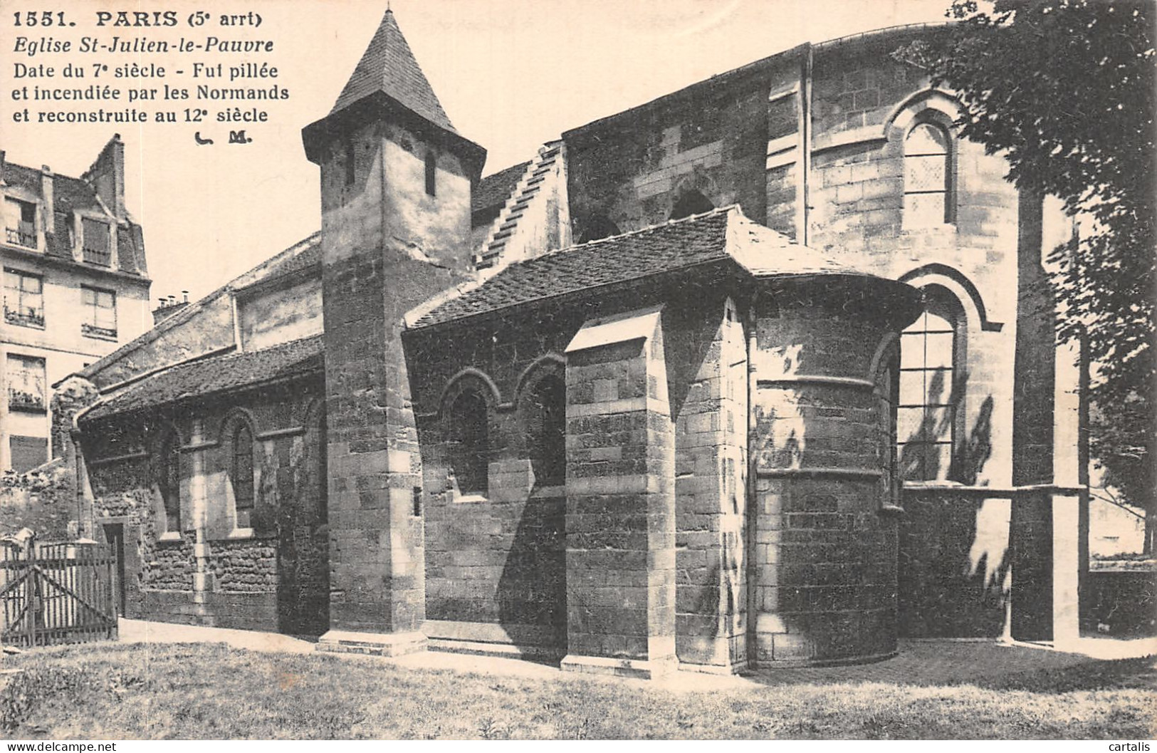 75-PARIS EGLISE SAINT JULIEN LE PAUVRE-N°4190-B/0345 - Churches