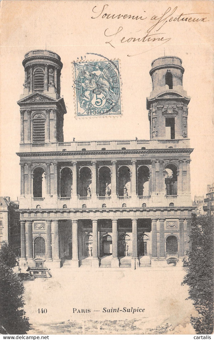 75-PARIS EGLISE SAINT SULPICE-N°4190-B/0343 - Churches