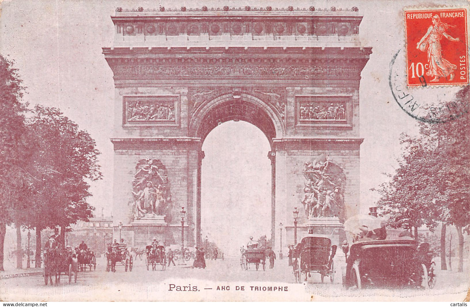 75-PARIS ARC DE TRIOMPHE-N°4190-B/0337 - Arc De Triomphe