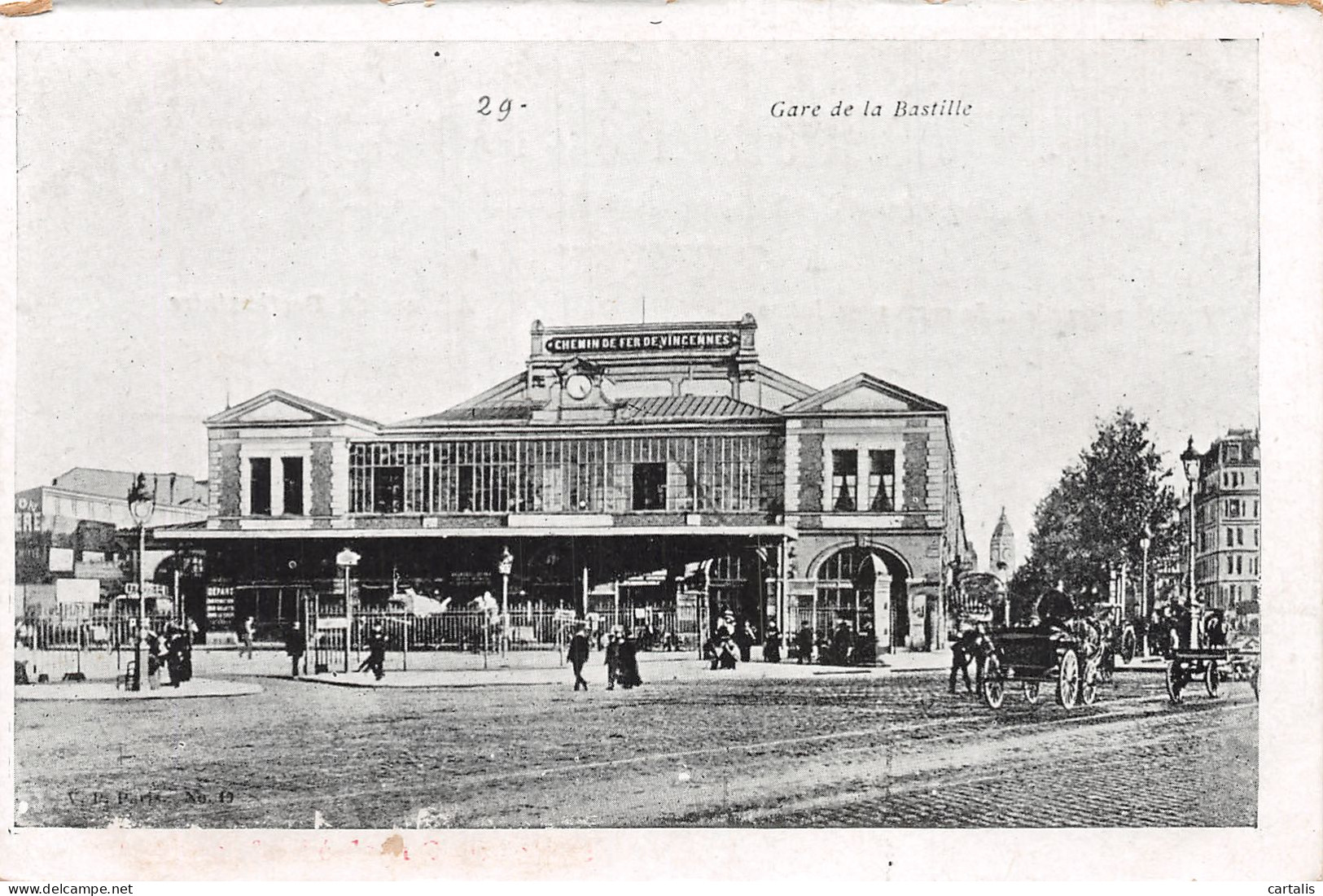 75-PARIS GARE DE LA BASTILLE-N°4190-B/0301 - Metro, Stations