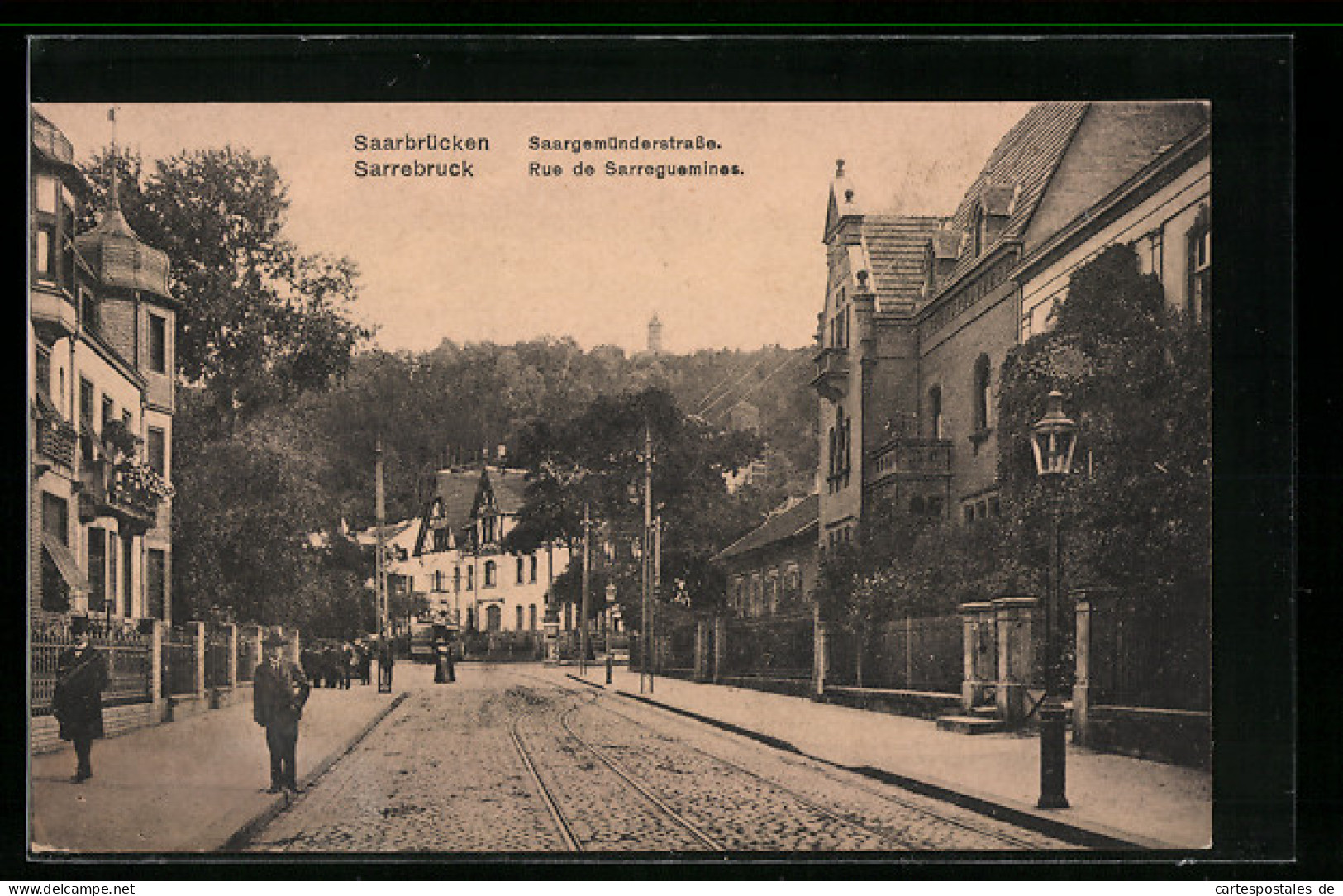 AK Saarbrücken, Blick In Die Saargemünderstrasse  - Saarbruecken