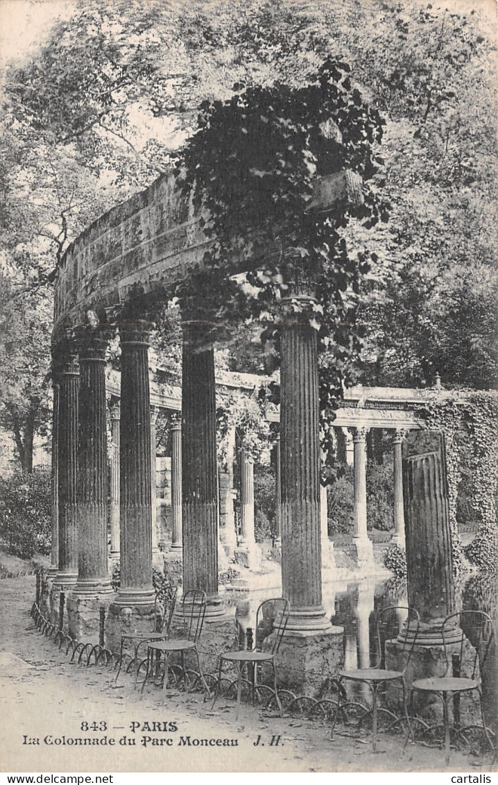 75-PARIS PARC MONCEAU-N°4190-B/0161 - Parken, Tuinen