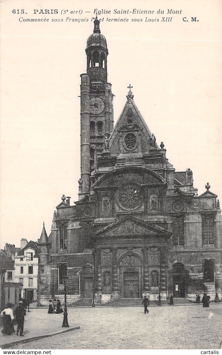 75-PARIS EGLISE SAINT ETIENNE DU MONT-N°4190-B/0127 - Kirchen