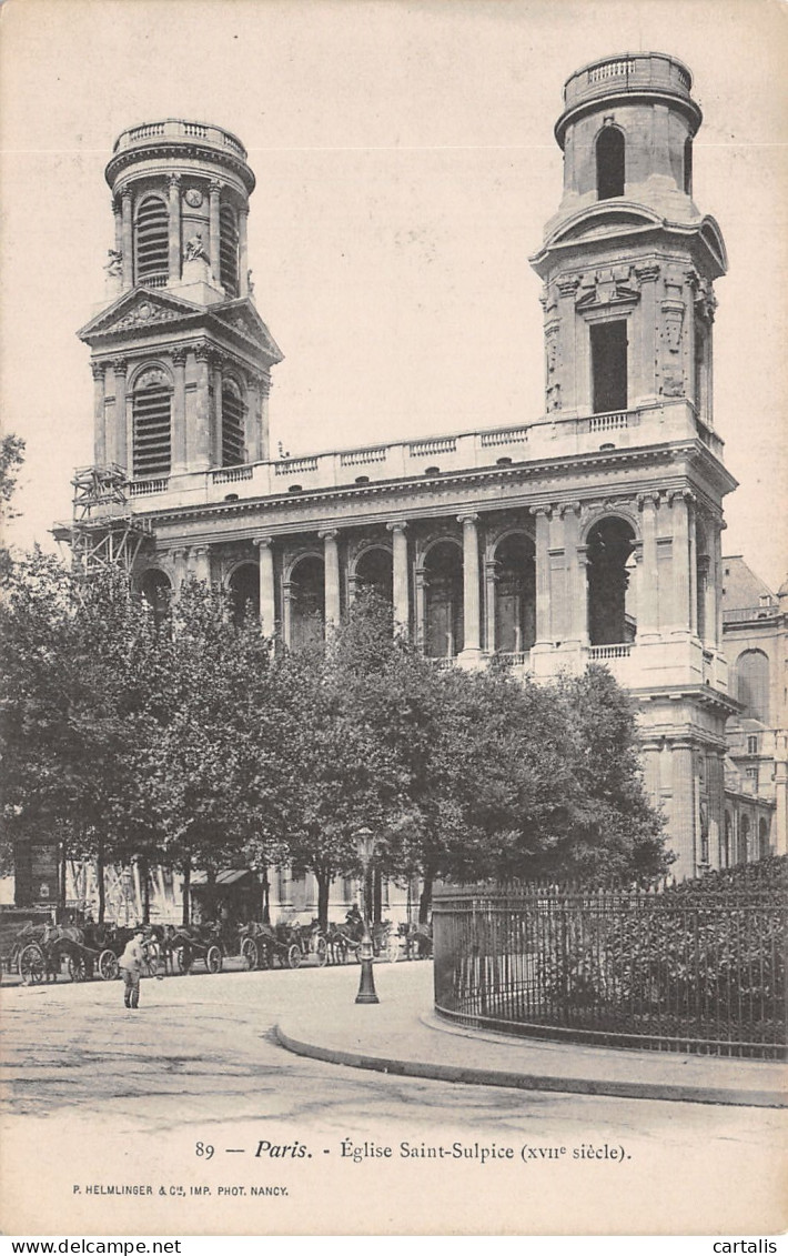 75-PARIS EGLISE SAINT SULPICE-N°4190-B/0117 - Kirchen