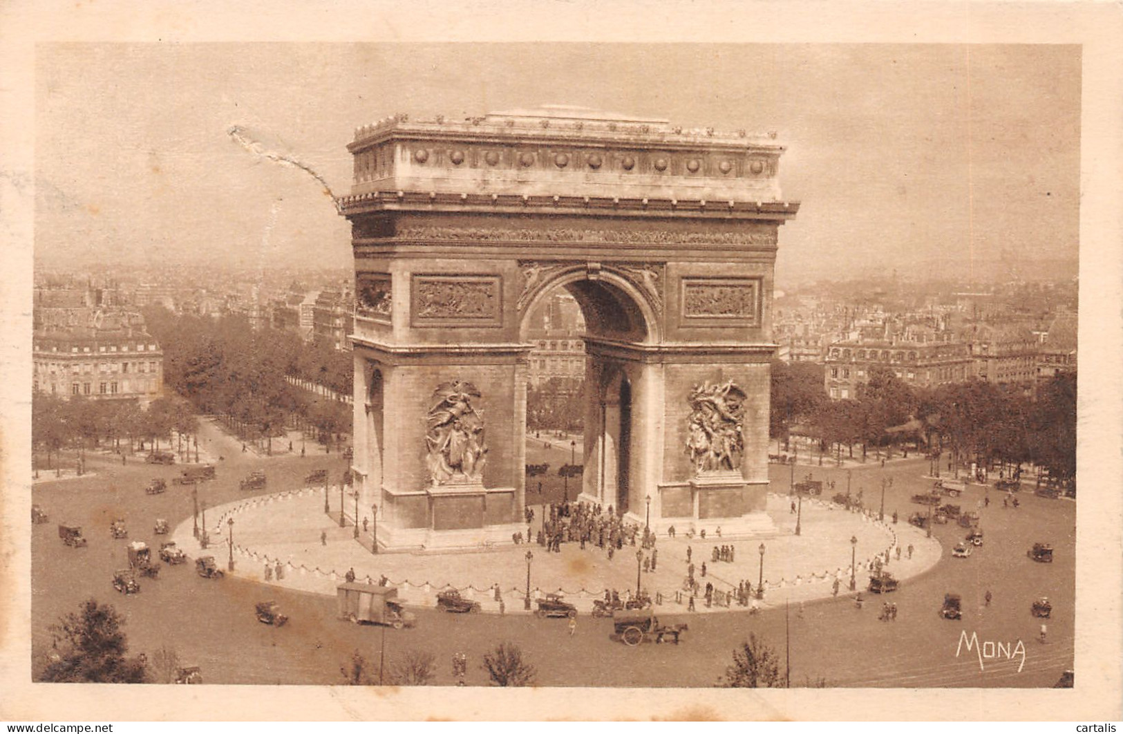 75-PARIS ARC DE TRIOMPHE -N°4190-A/0393 - Arc De Triomphe