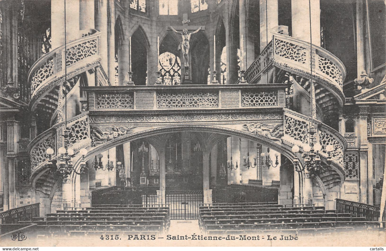 75-PARIS EGLISE SAINT ETIENNE DU MONT-N°4190-A/0397 - Kerken