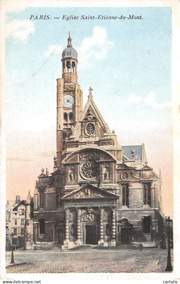 75-PARIS EGLISE SAINT ETIENNE DE MONT-N°4190-A/0347 - Kirchen