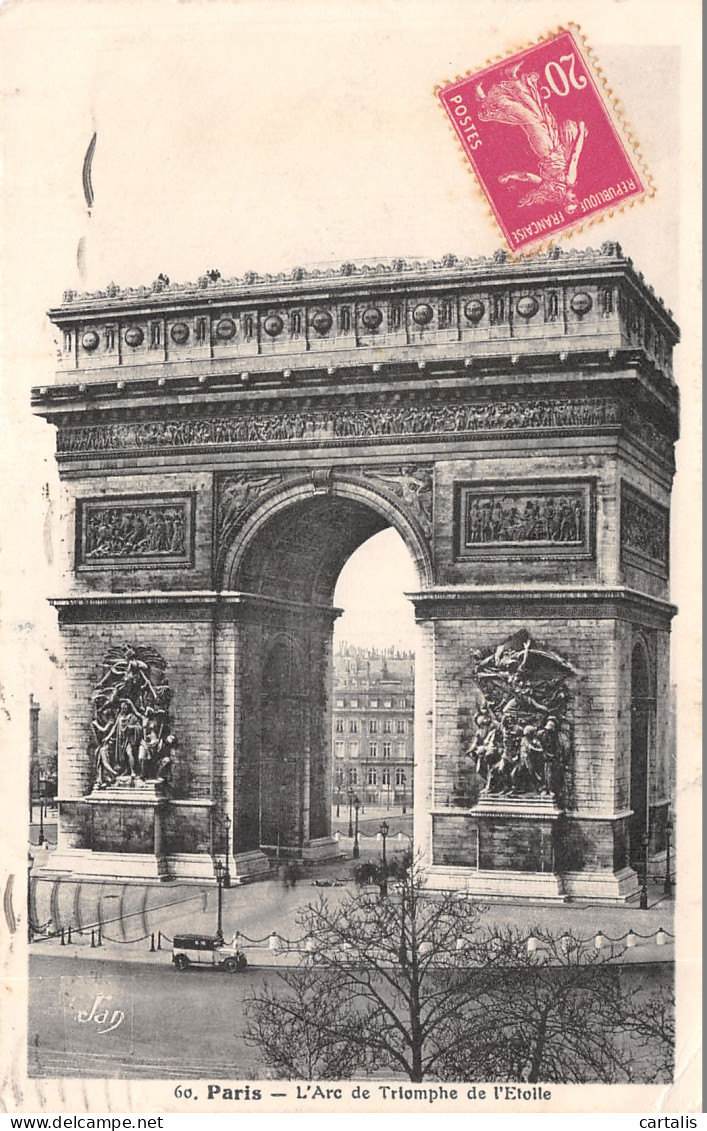 75-PARIS ARC DE TRIOMPHE -N°4190-A/0311 - Triumphbogen