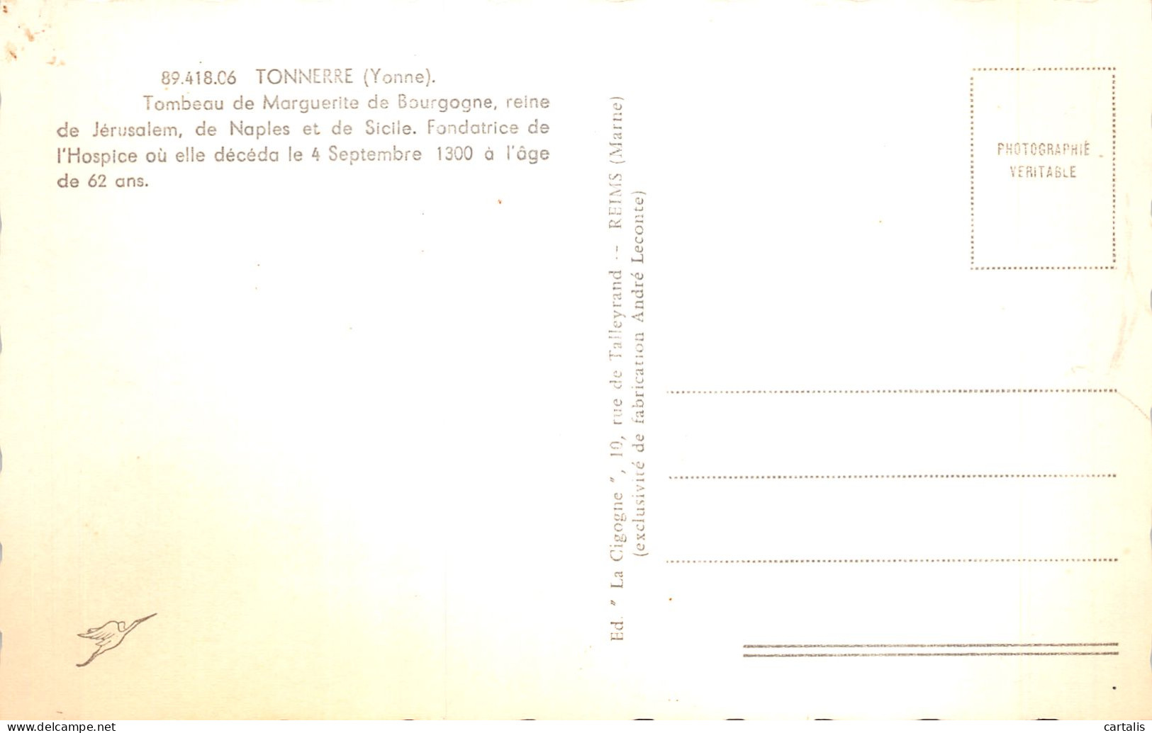 89-TONNERRE-N°4190-A/0203 - Tonnerre