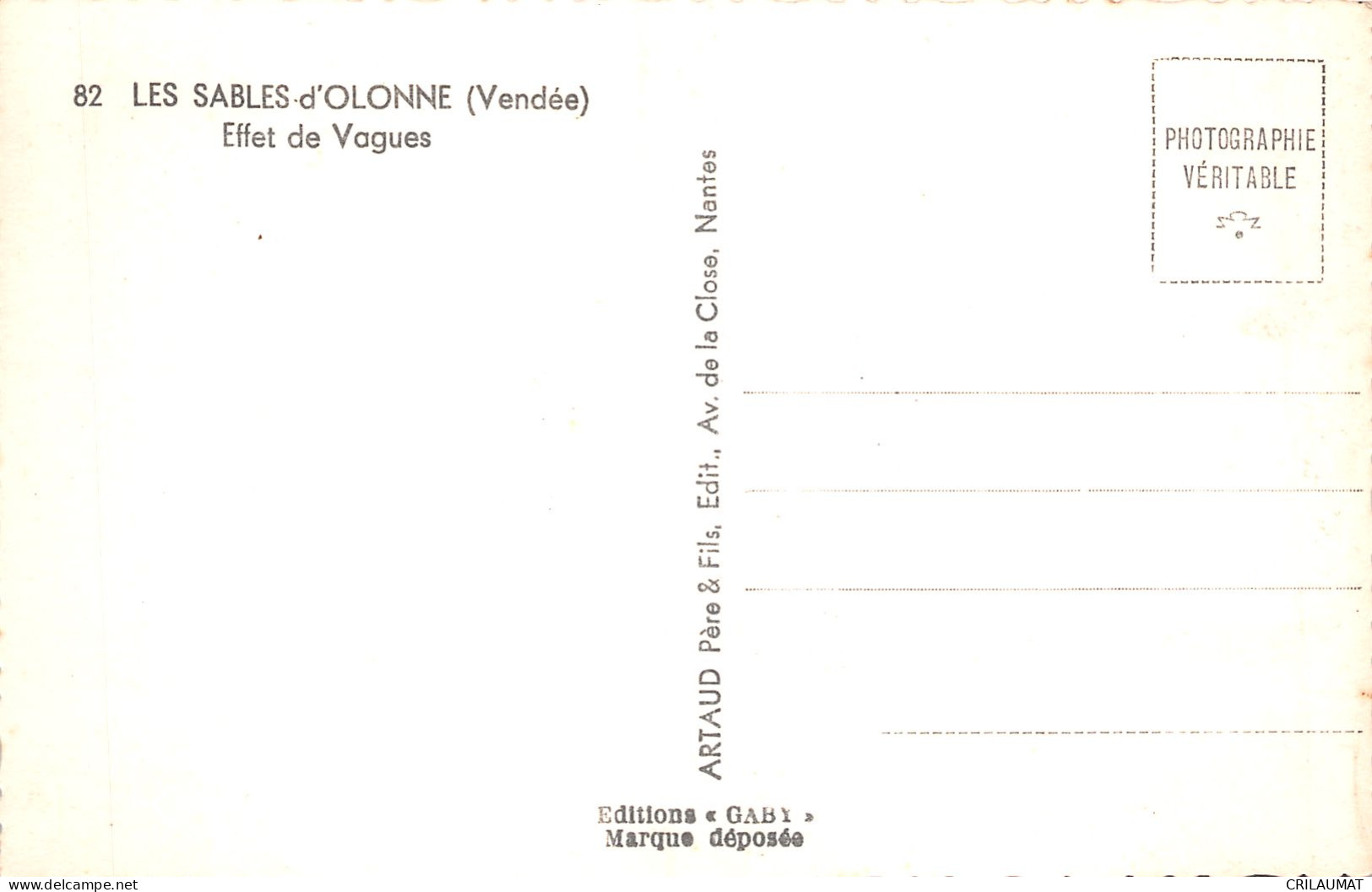 85-LES SABLES D OLONNE-N°LP5135-H/0377 - Sables D'Olonne