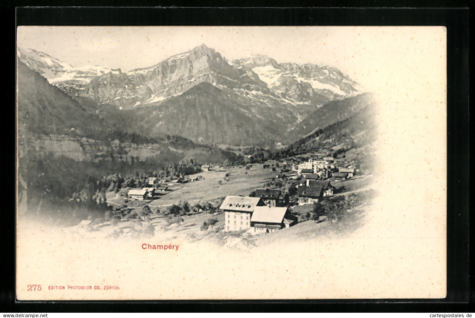 AK Champery, Vue Generale  - Andere & Zonder Classificatie