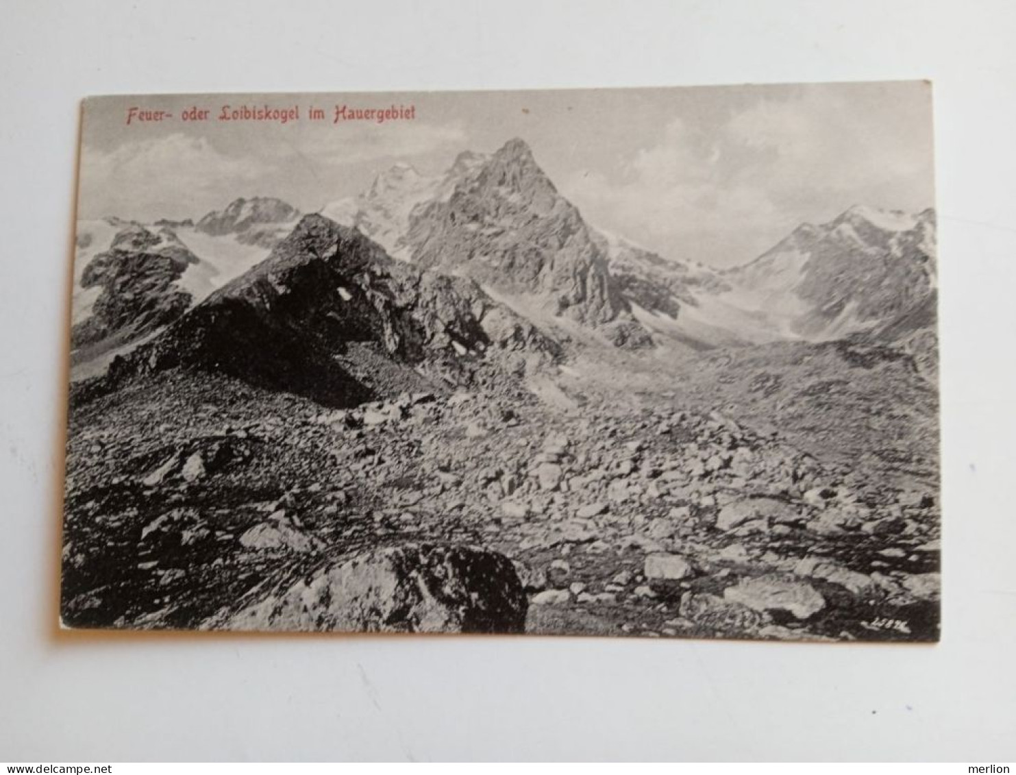 D202675     AK- CPA  - Hauergebiet, Luibiskogel , Ötztaler Alpen   ÖTZTAL   Tirol  Österreich  - Ca 1910 - Oetz