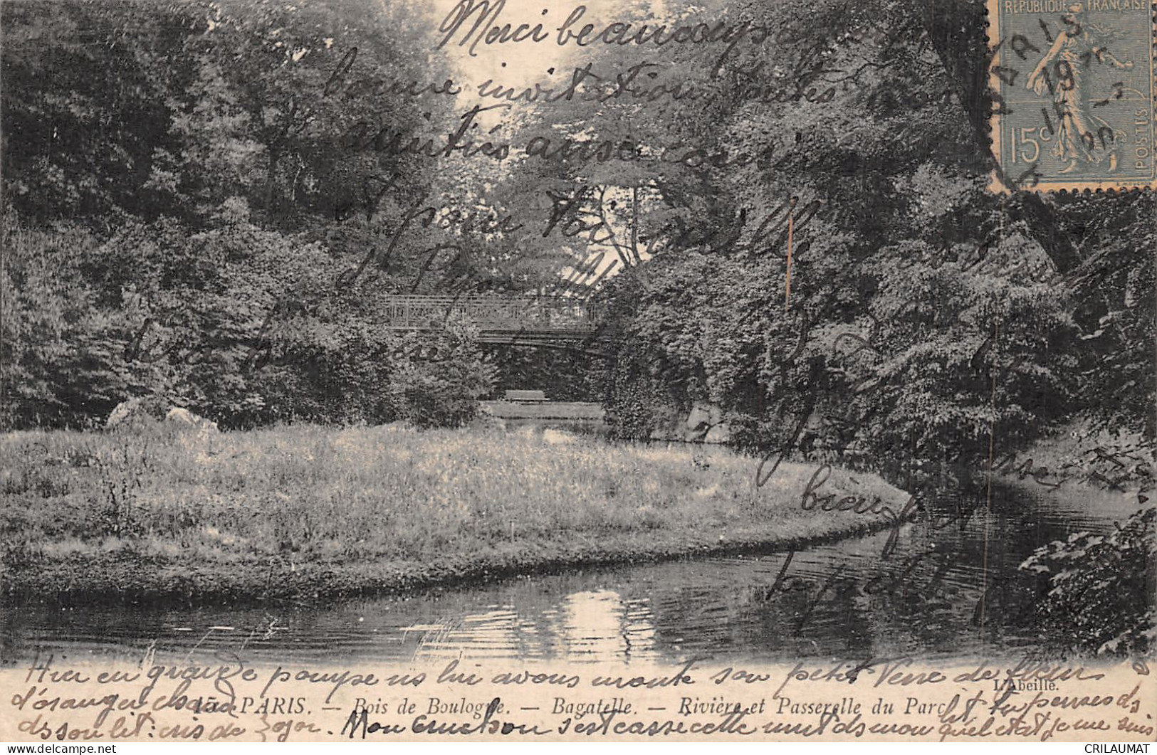 75-PARIS BOIS DE BOULOGNE-N°LP5135-H/0109 - Parcs, Jardins