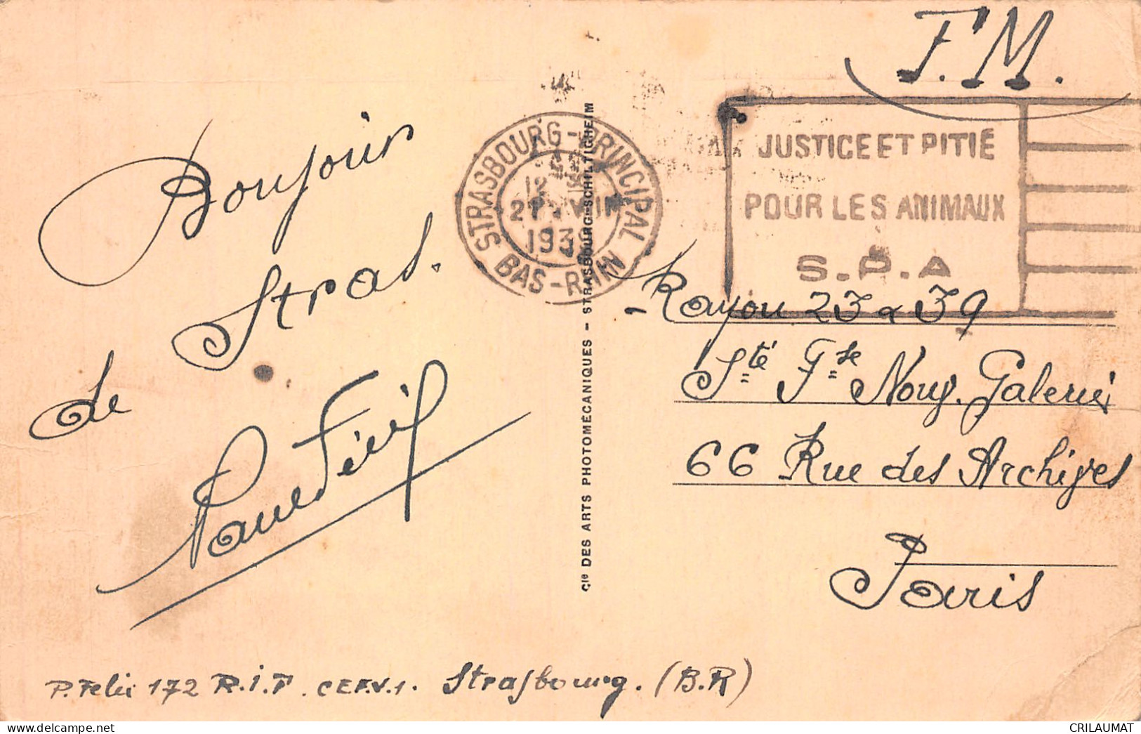 67-STRASBOURG-N°LP5135-G/0153 - Straatsburg