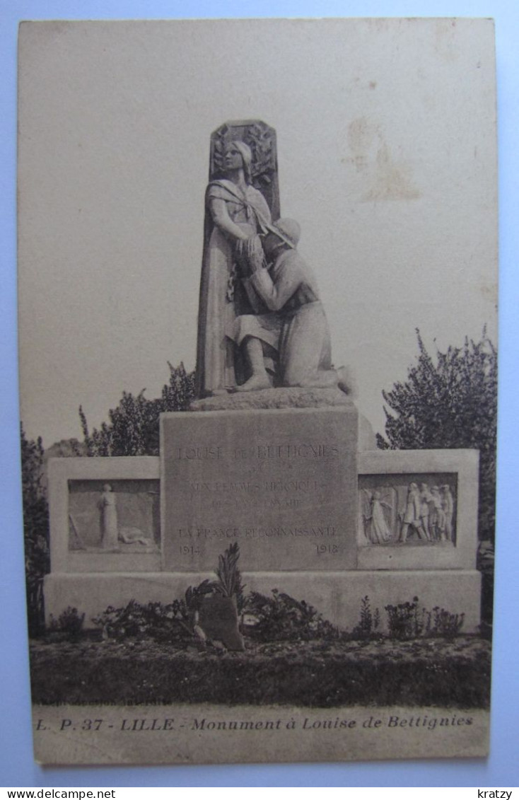 FRANCE - NORD - LILLE - Monument à Louise De Bettignies - 1933 - Lille