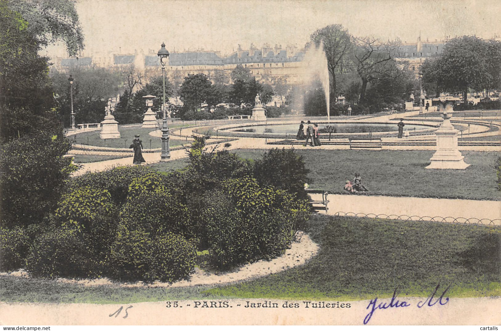 75-PARIS JARDIN DES TUILERIES-N°4190-F/0111 - Parks, Gardens