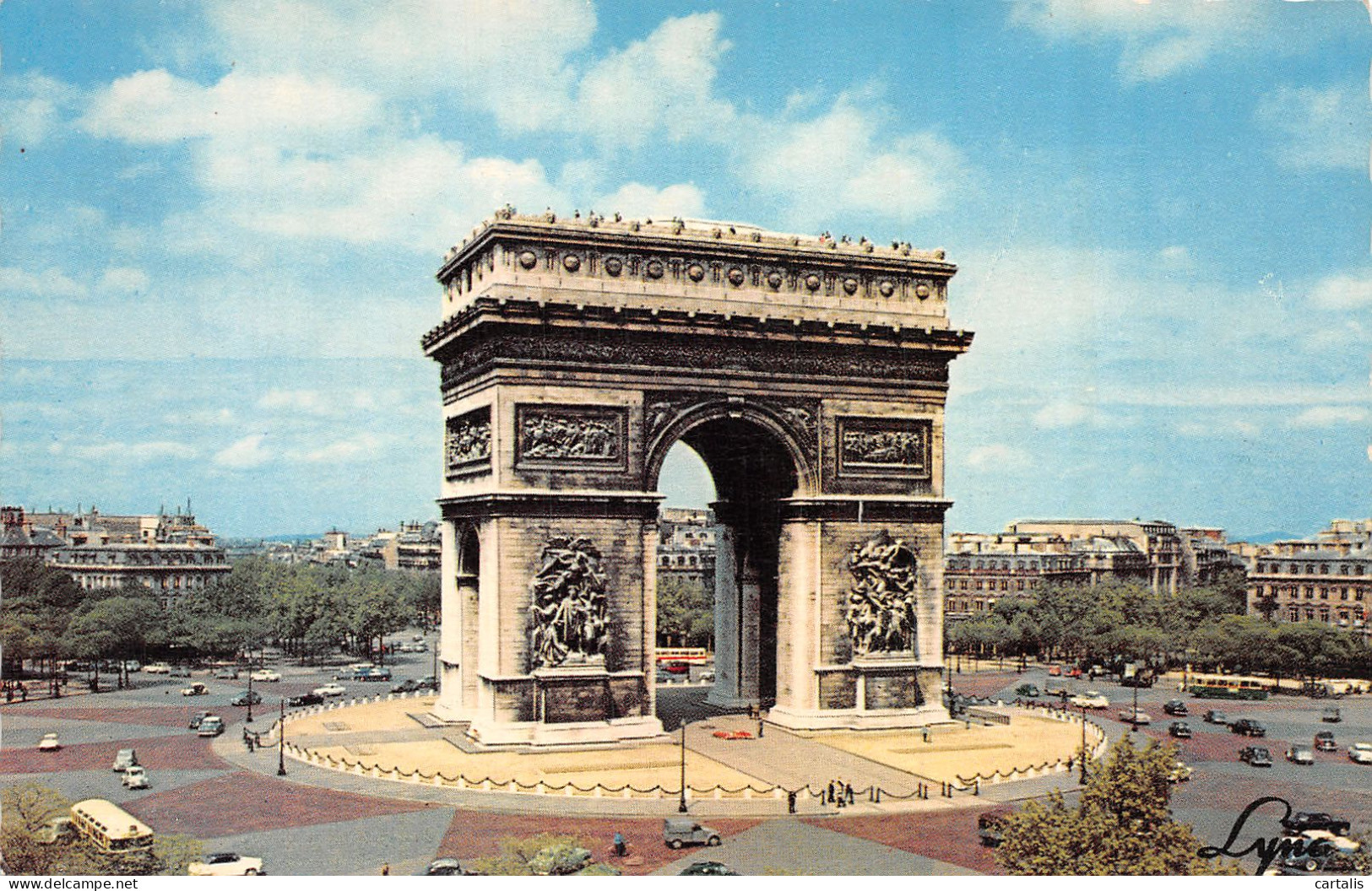 75-PARIS ARC DU TRIOMPHE-N°4190-F/0105 - Triumphbogen