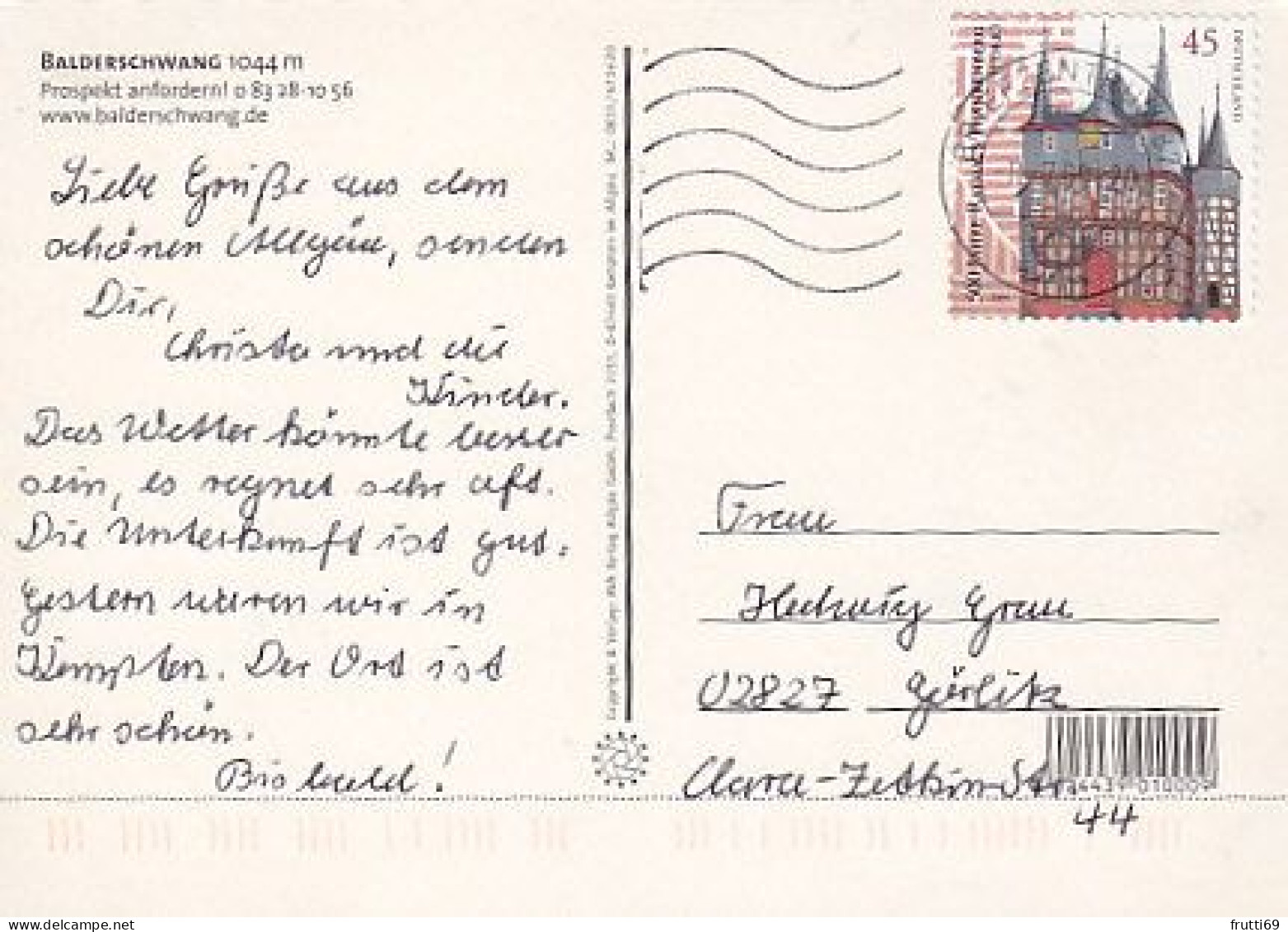 AK 211595 GERMANY - Balderschwang - Other & Unclassified