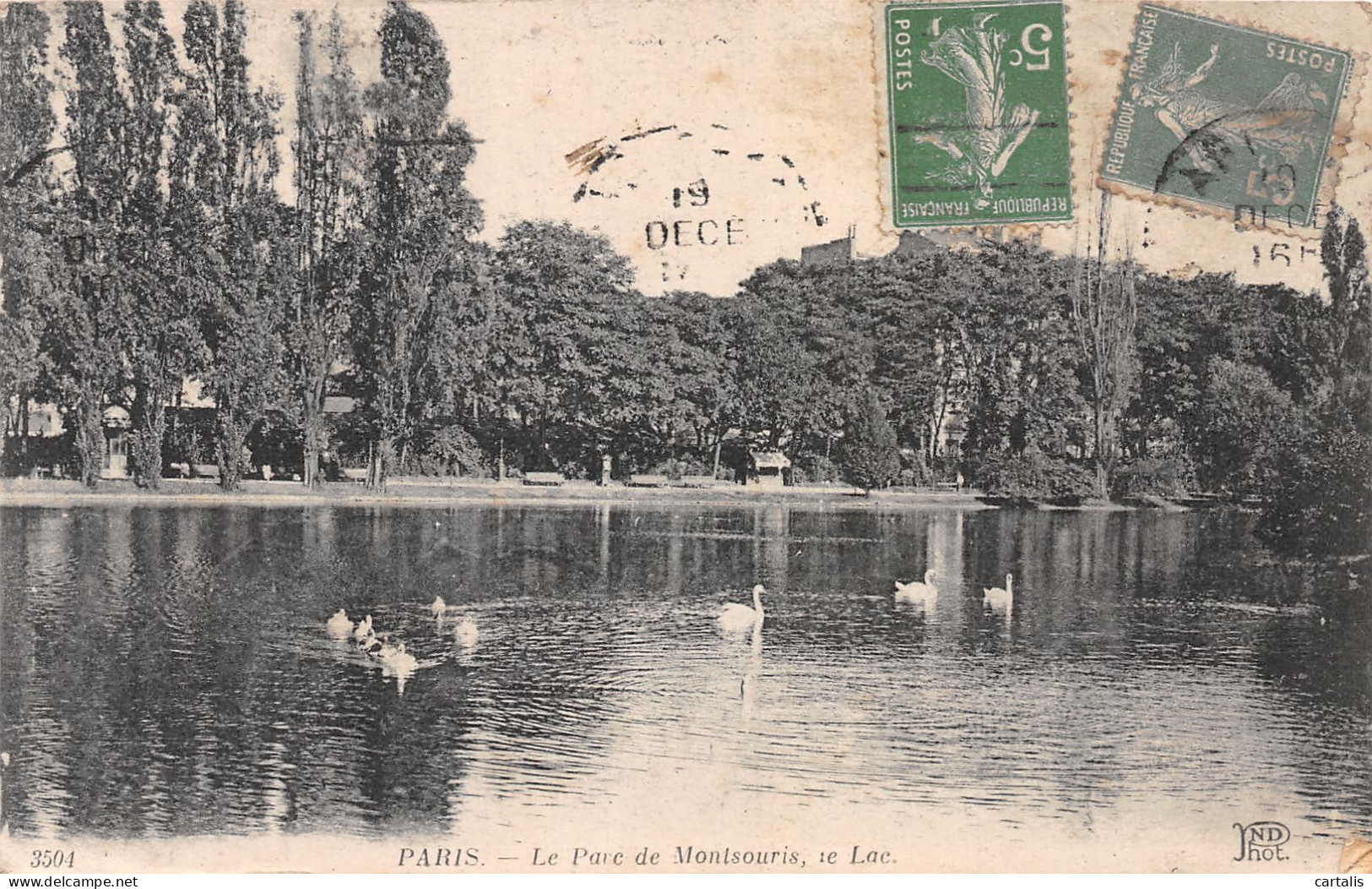 75-PARIS PARC MONTSOURIS-N°4190-E/0369 - Parcs, Jardins