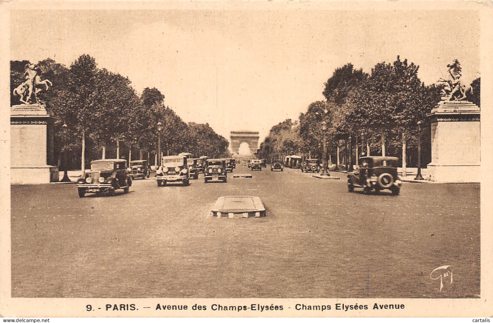 75-PARIS AVENUE DES CHAMPS ELYSEES-N°4190-E/0113 - Champs-Elysées