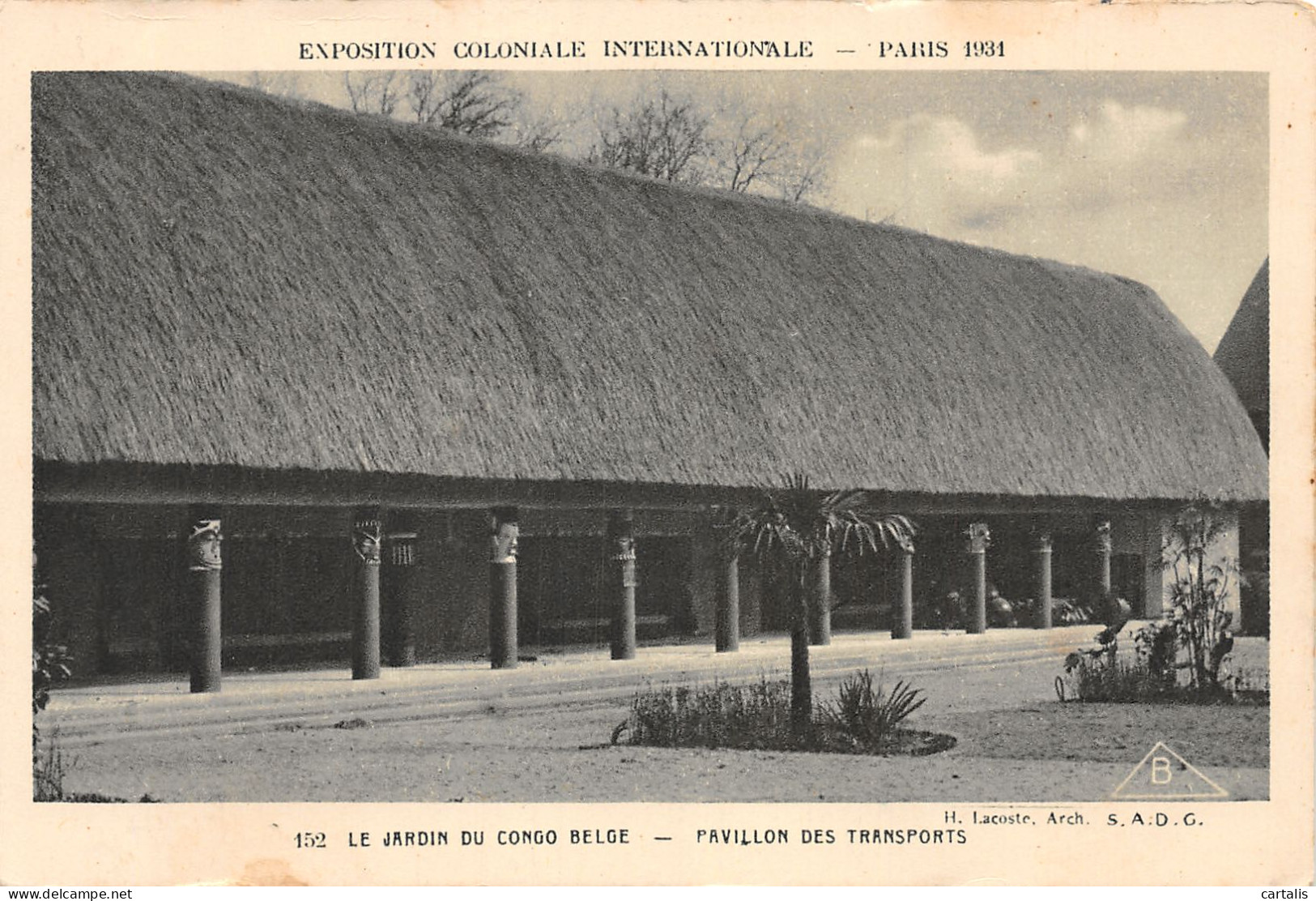 75-PARIS EXPO COLONIALE INTERNATIONALE JARDIN DU CONGO-N°4190-E/0099 - Expositions