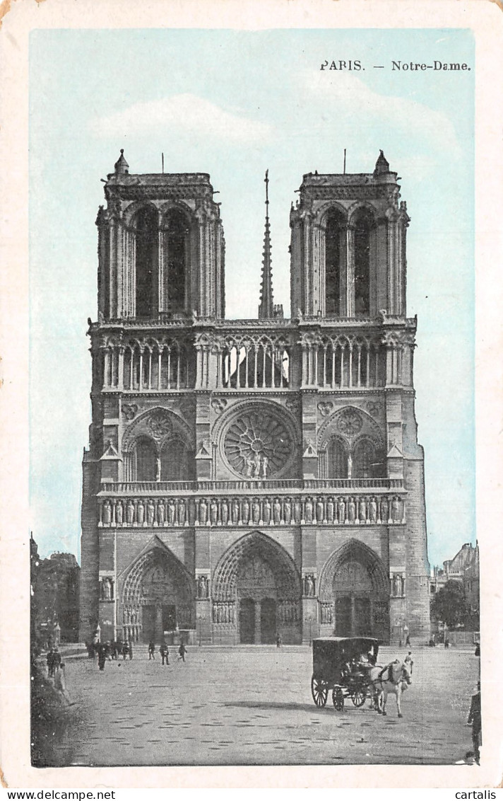 75-PARIS NOTRE DAME-N°4190-D/0397 - Notre-Dame De Paris