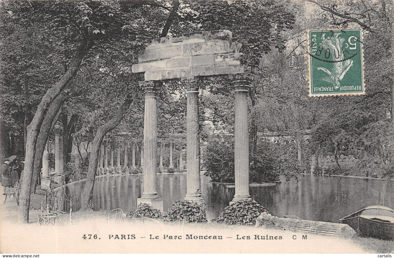 75-PARIS PARC MONCEAU-N°4190-D/0245 - Parcs, Jardins