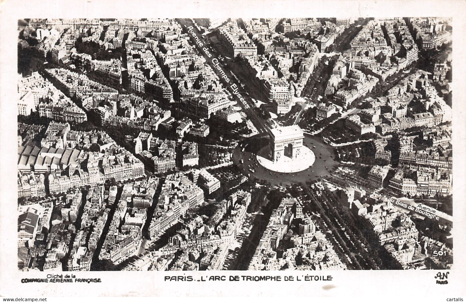 75-PARIS ARC DE TRIOMPHE-N°4190-D/0131 - Arc De Triomphe