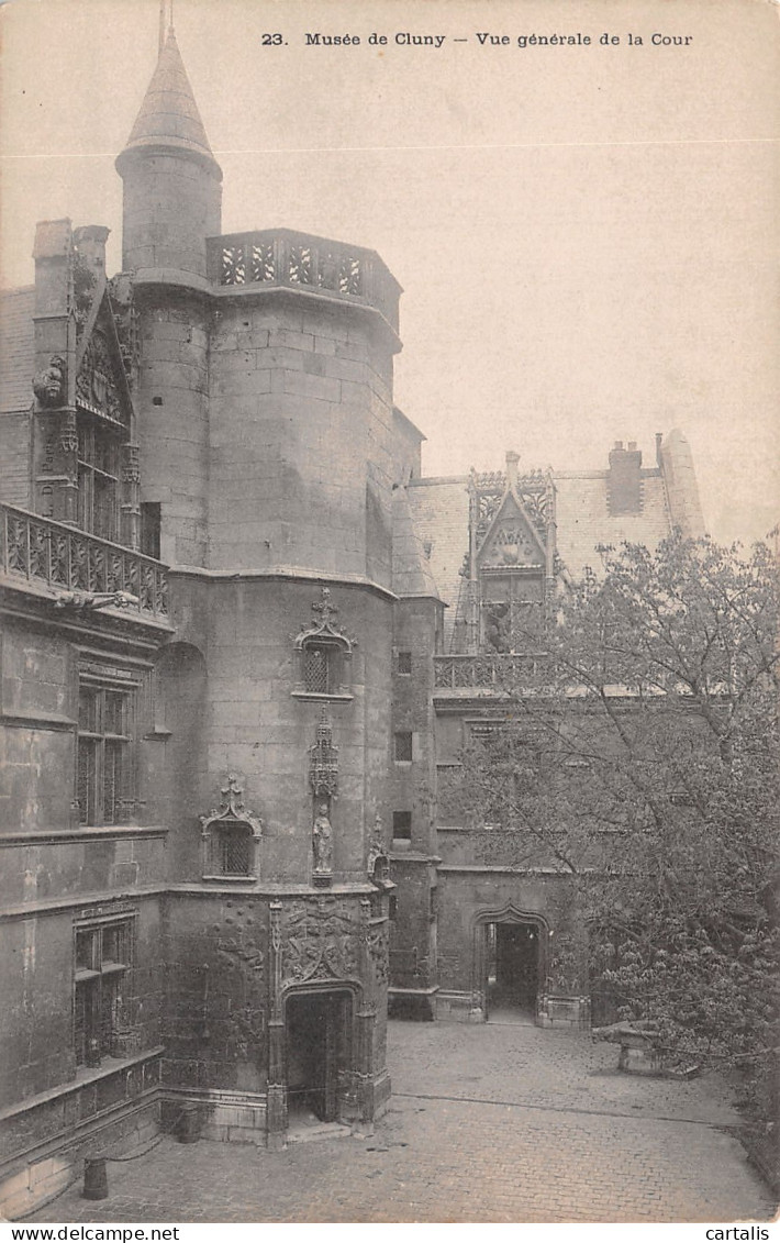 75-PARIS MUSEE CLUNY-N°4190-D/0023 - Musées