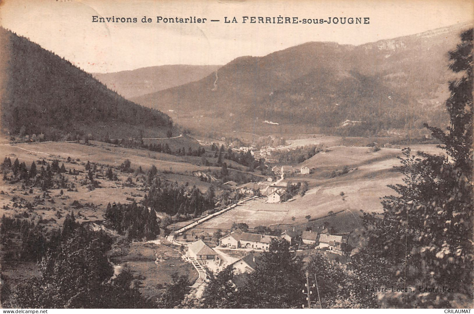 25-LA FERRIERE SOUS JOUGNE-N°5136-C/0371 - Autres & Non Classés