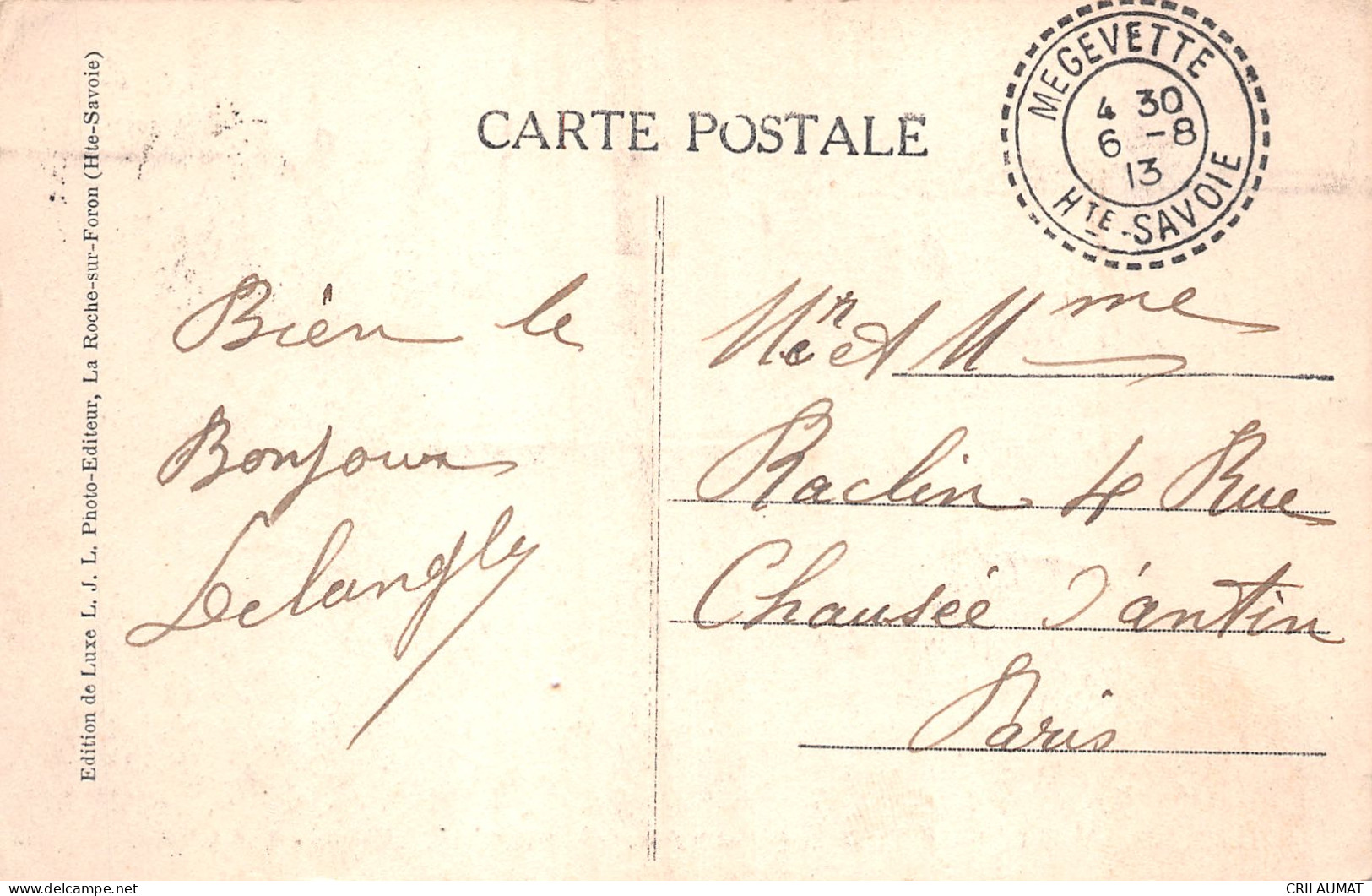 74-LE SALEVE-N°5136-C/0225 - Other & Unclassified