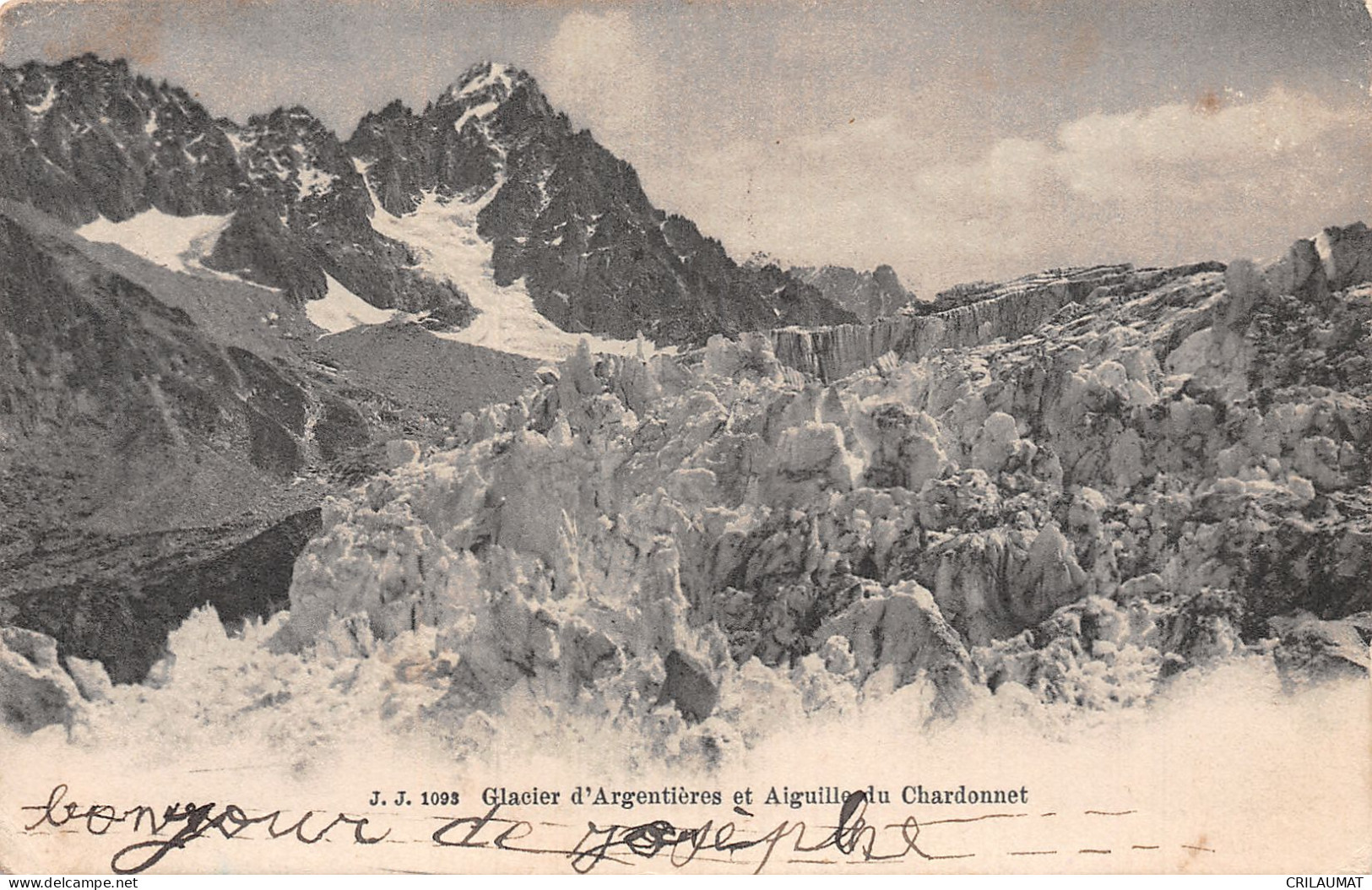 74-GLACIER D ARGENTIERES-N°5136-C/0209 - Other & Unclassified