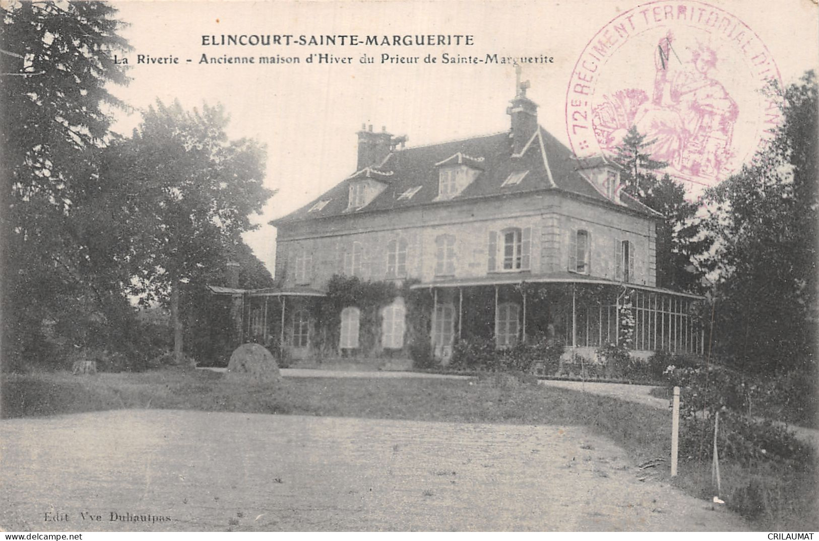 60-ELINCOURT SAINTE MARGUERITE-N°5136-B/0307 - Other & Unclassified