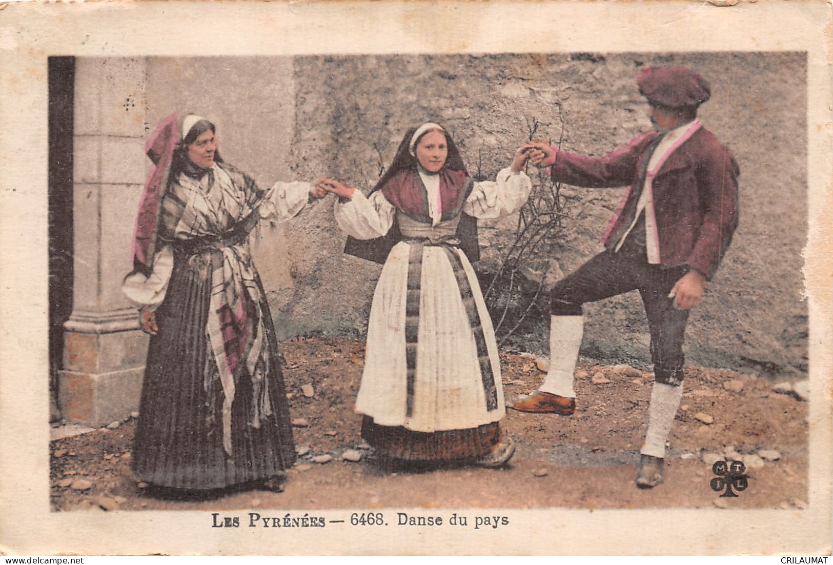 64-LES PYRENEES FOLKLORE DANSE DU PAYS-N°5136-B/0233 - Autres & Non Classés