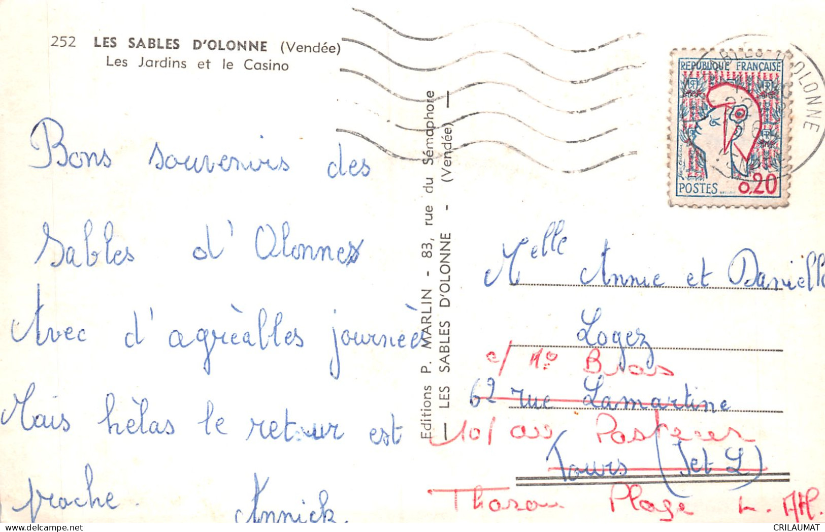 85-LES SABLES D OLONNE-N°5136-B/0125 - Sables D'Olonne