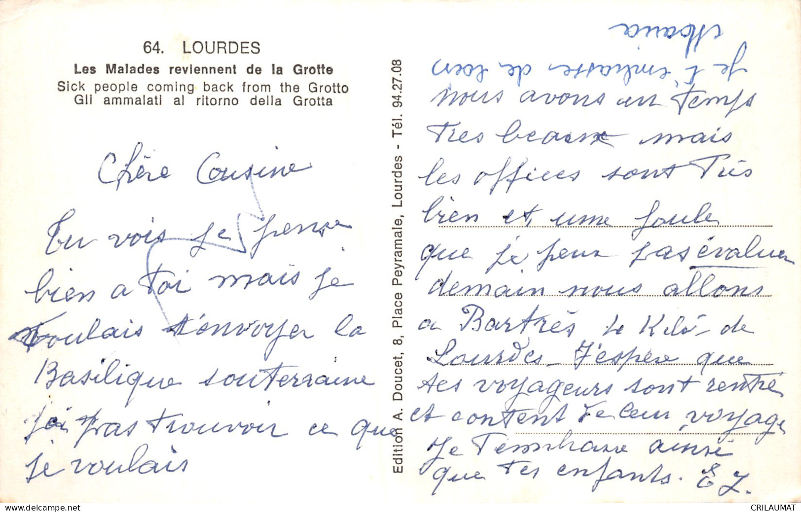 65-LOURDES-N°5136-B/0021 - Lourdes