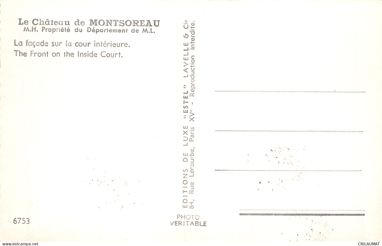 03-MONTSOREAU-N°5136-B/0005 - Altri & Non Classificati