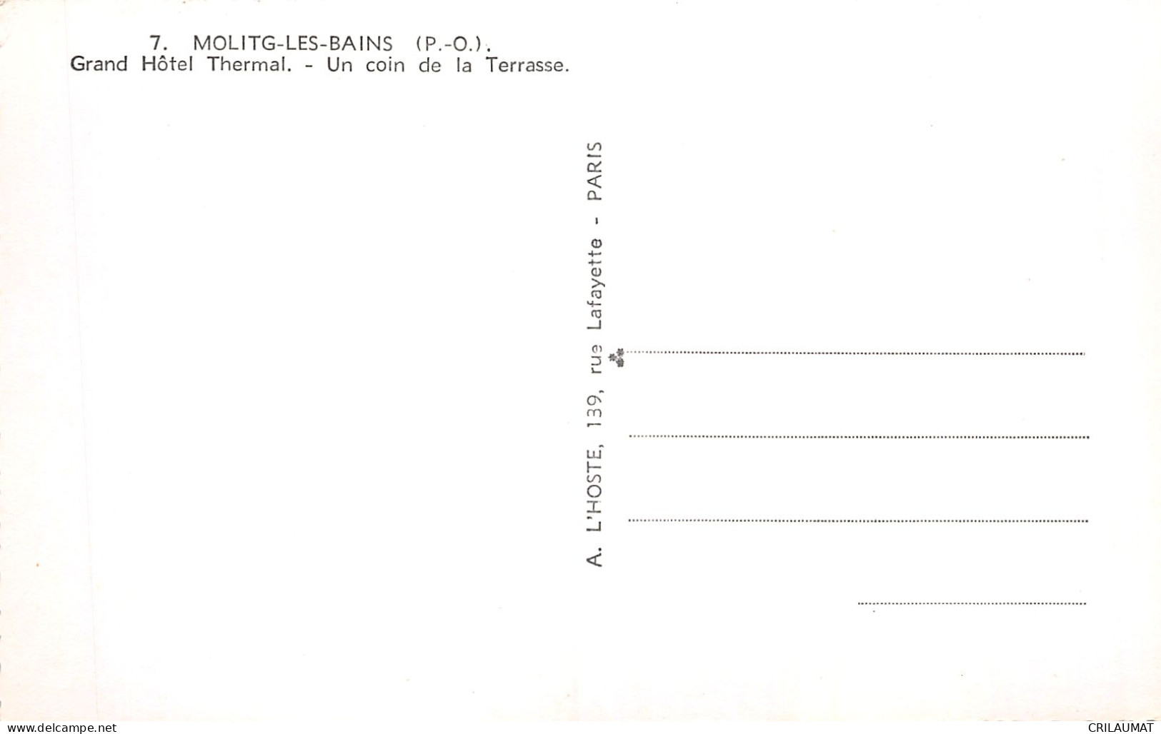 66-MOLITG LES BAINS-N°5136-A/0397 - Altri & Non Classificati