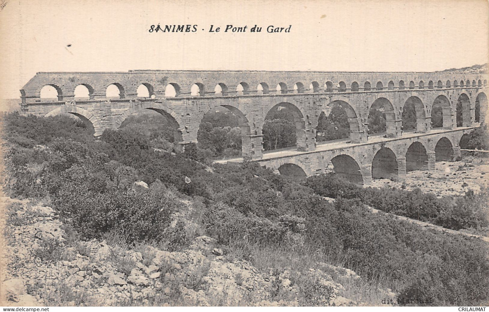 30-LE PONT DU GARD-N°5136-A/0293 - Sonstige & Ohne Zuordnung