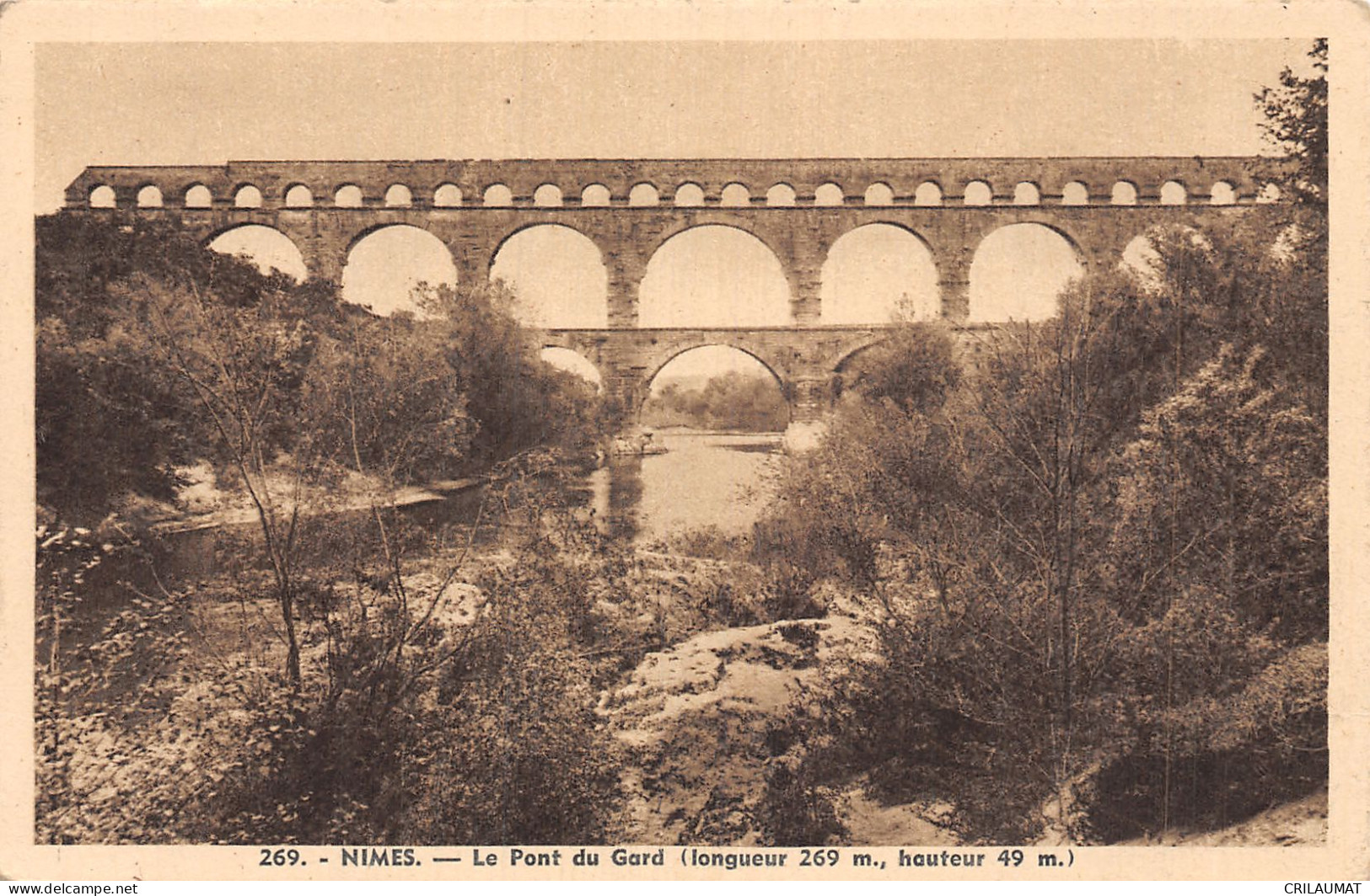 30-LE PONT DU GARD-N°5136-A/0289 - Sonstige & Ohne Zuordnung